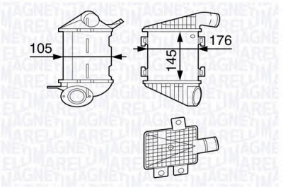 MAGNETI MARELLI 351319202190 -  Интеркулер